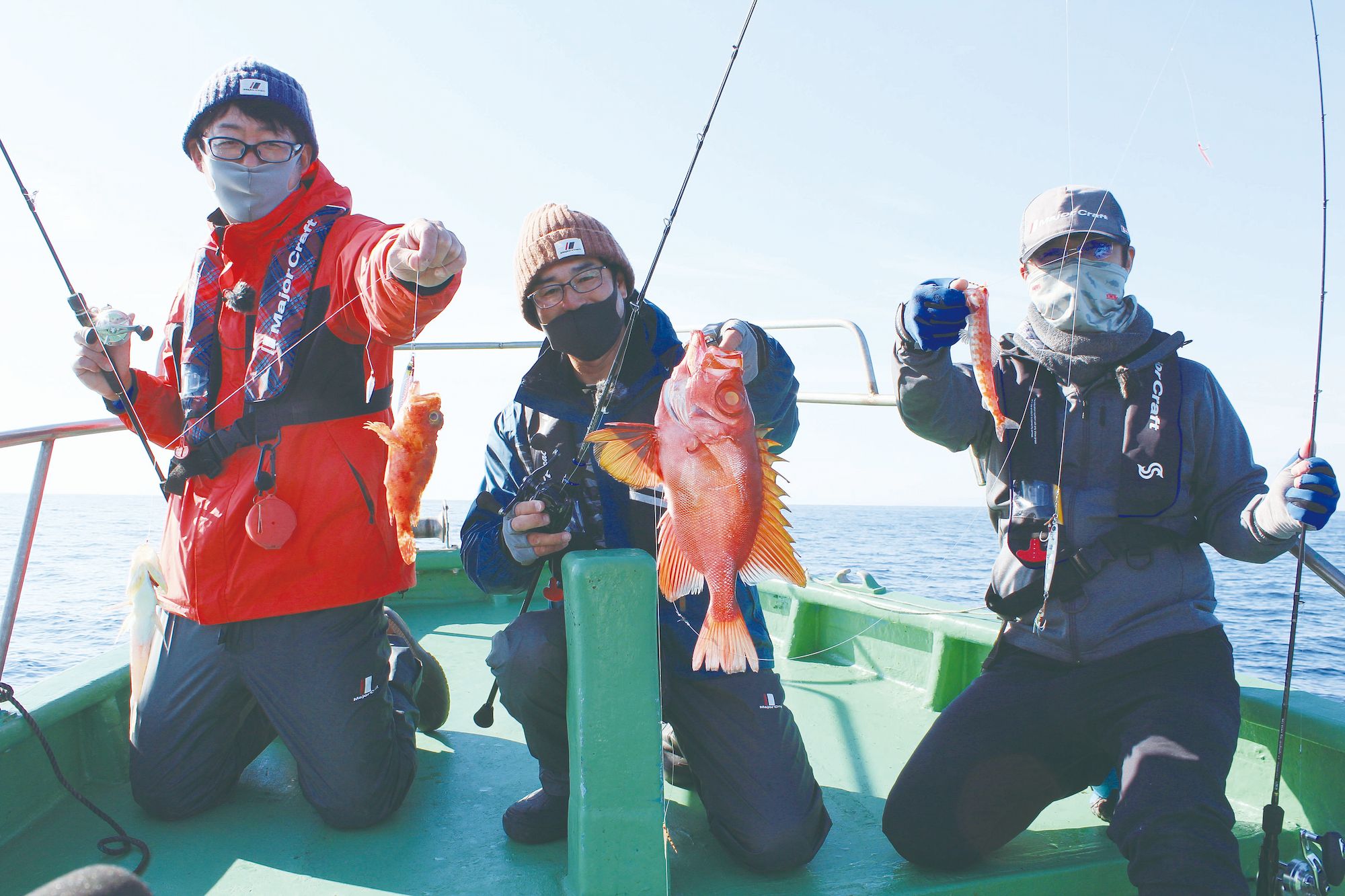 三重県五ケ所湾沖で五目ジギング 釣り