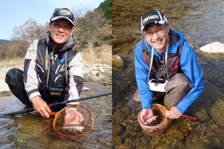 岐阜県和良川でアマゴ釣り