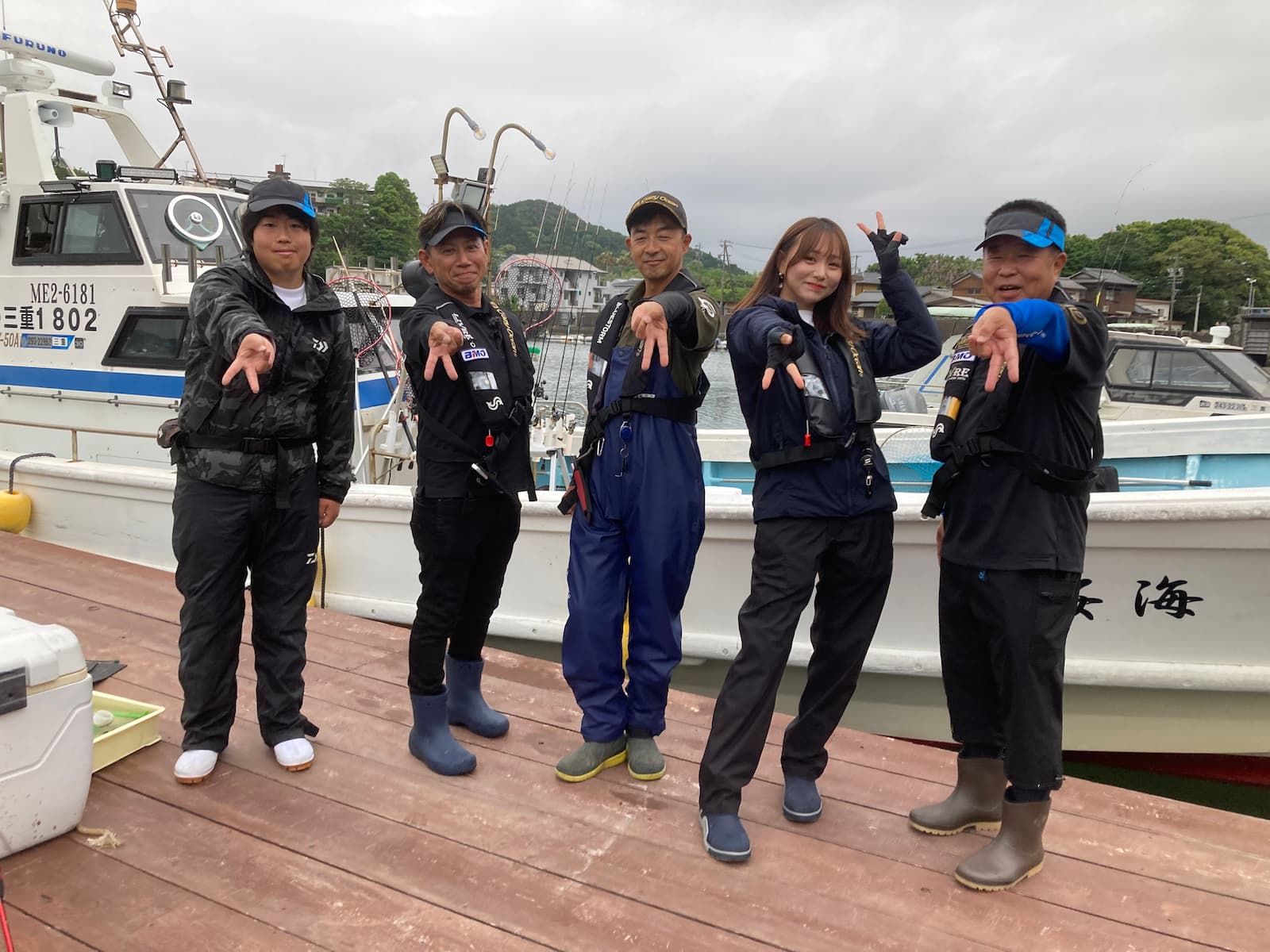 三重県五ヶ所湾でアジ釣り