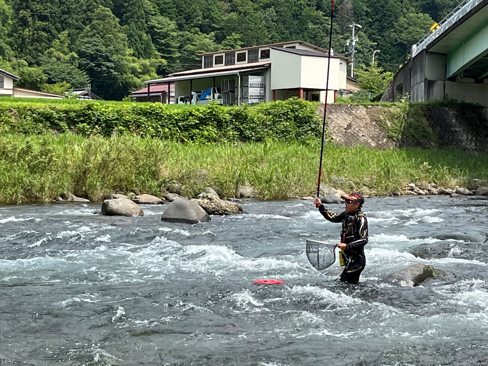 荒瀬を狙う渡邉さん