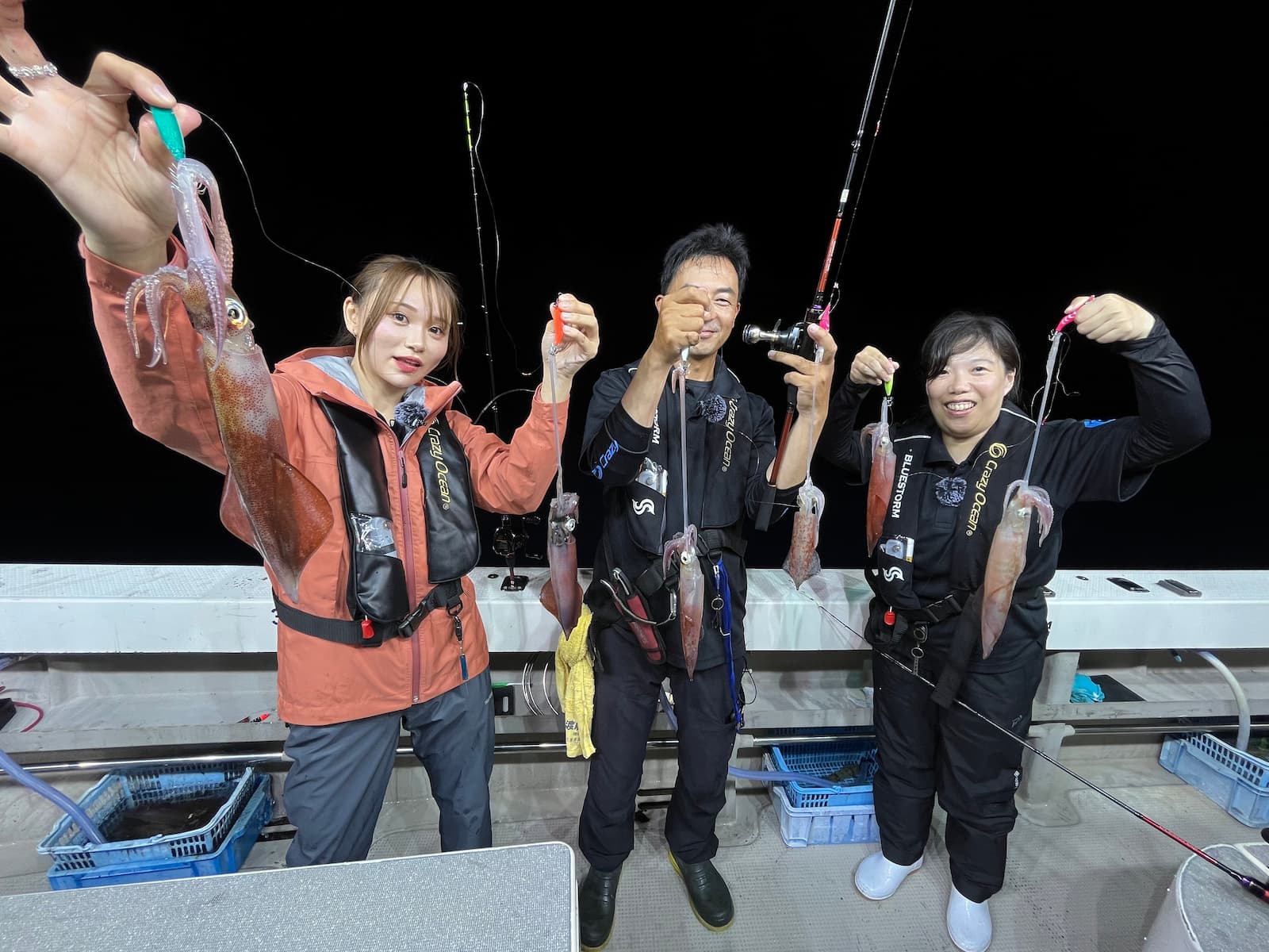 3人が同時にダブルヒット