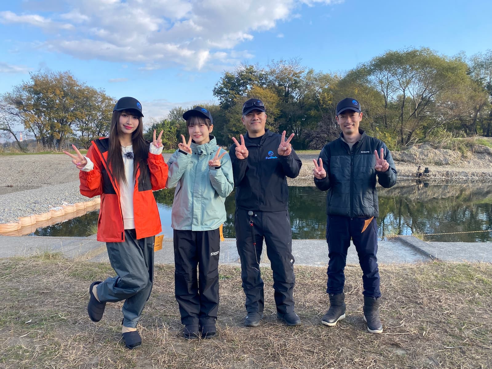 みよまるちゃん、まりんちゃん、松永さん、日高さん