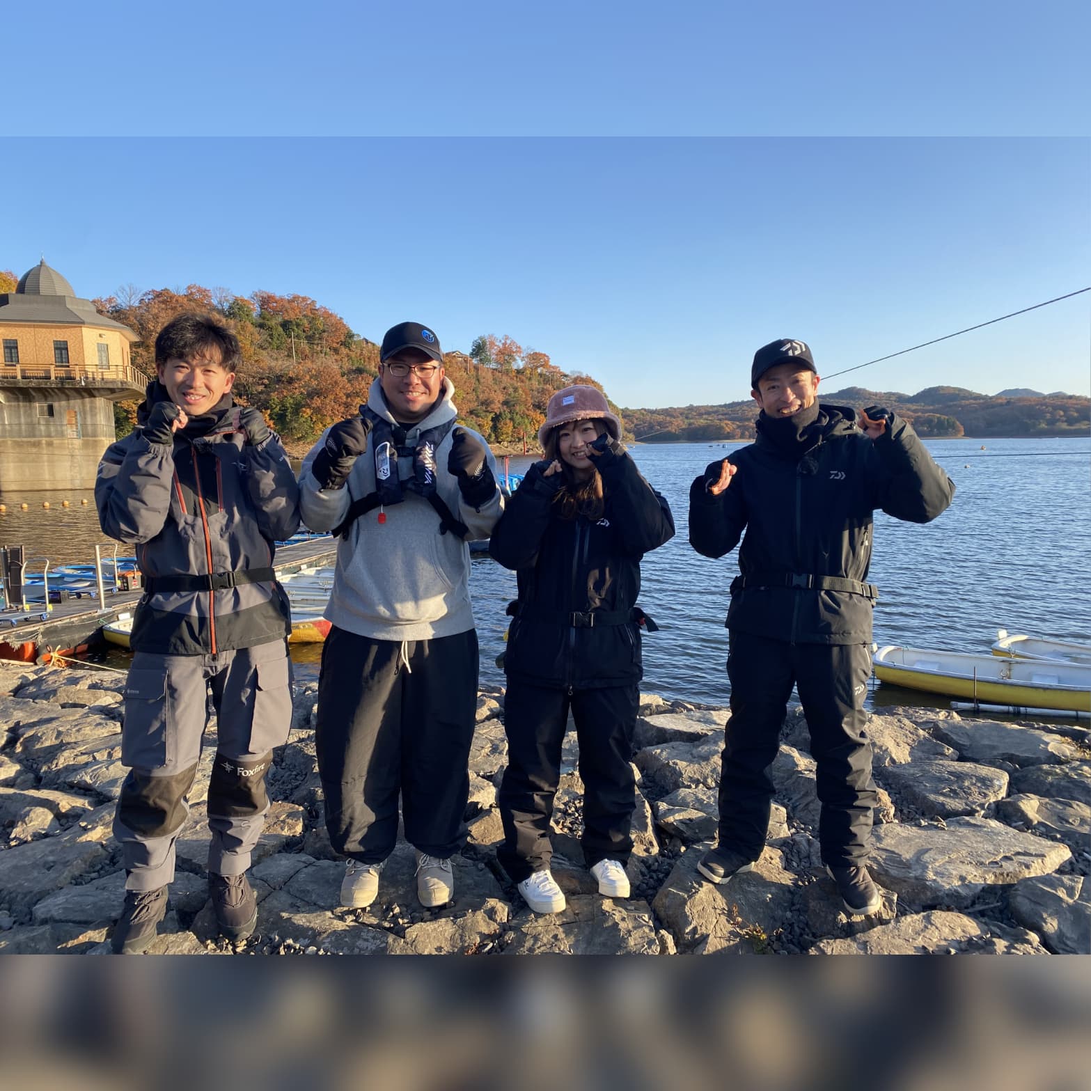 入鹿池のワカサギ釣り