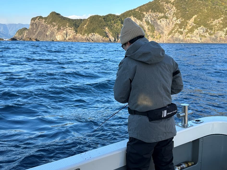 ボトム中心に狙う広瀬さん