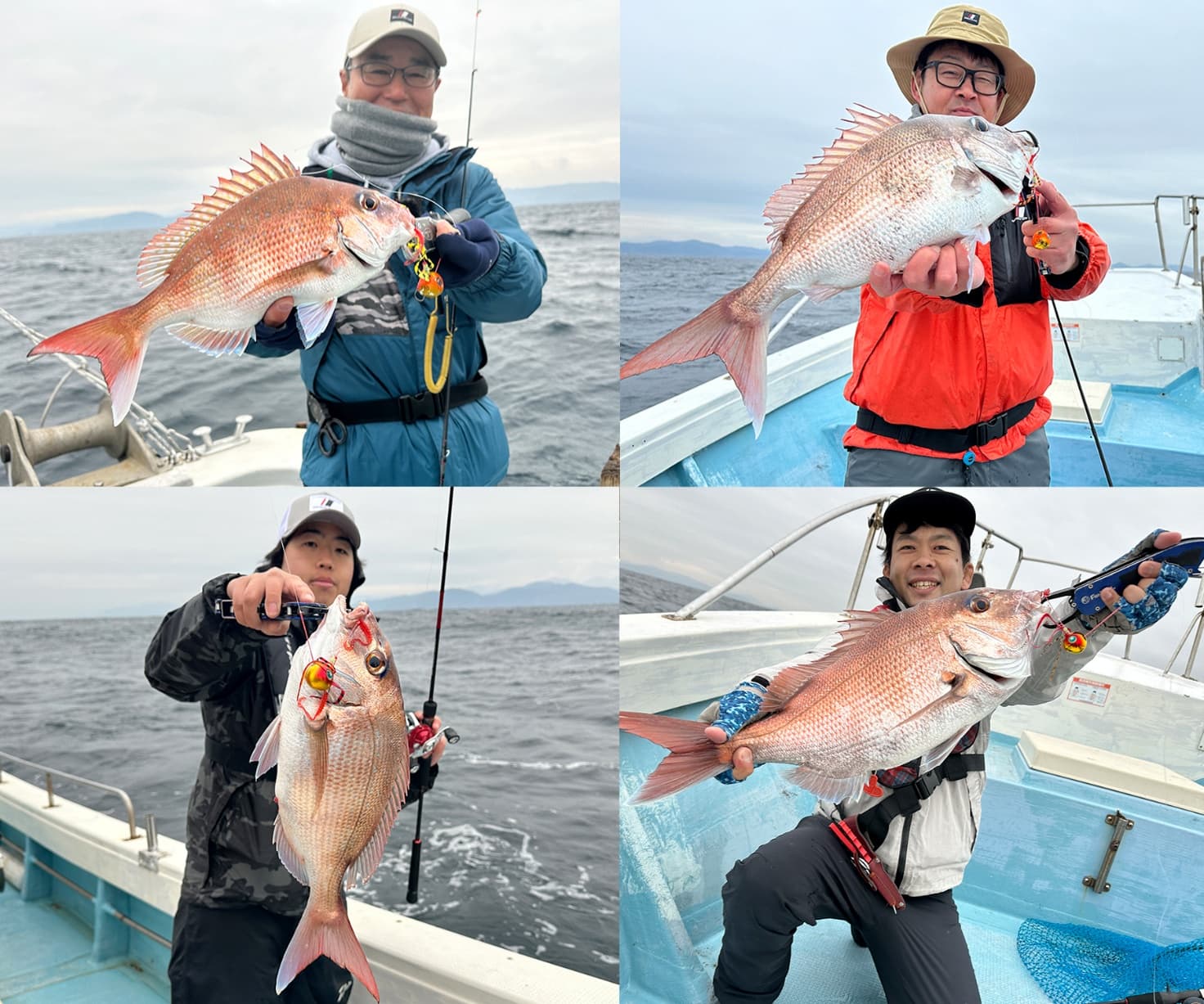 広瀬達樹さん、柴田正夫さん、田中颯さん、森啓輔さん
