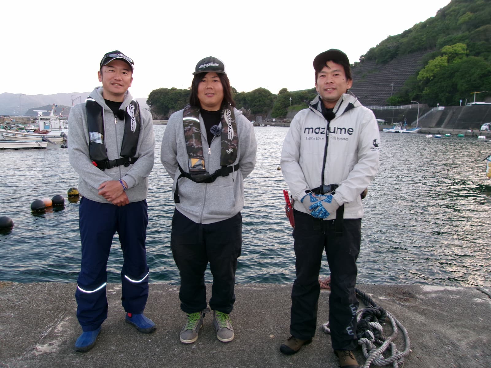 桑原一幸さん、港良康さん、森啓輔さん