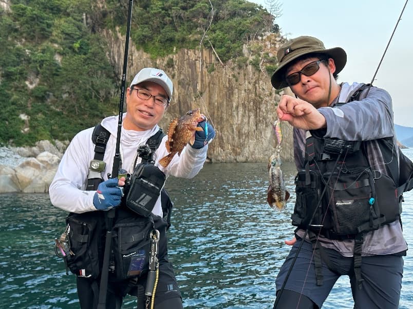 魚とイカのダブルヒット